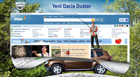 DACIA DUSTER LANSMAN TAKEOVER BANNER - 11.05.2010 DACIA DUSTER LANSMAN TAKEOVER BANNER - 11.05.2010