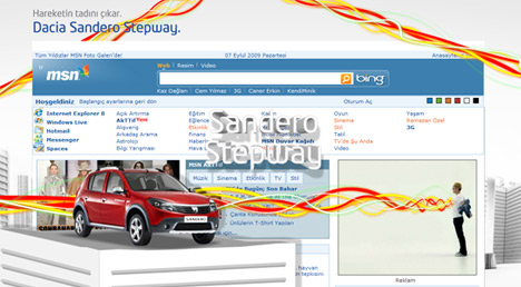 DACIA STEPWAY TAKE OVER BANNER 16.09.2009 DACIA STEPWAY TAKE OVER BANNER 16.09.2009
