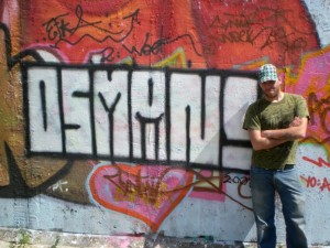 OSMAN on Remains of the Berlin wall