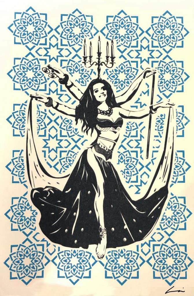 Ari Sarkis Alpert-My-Multitasking-Mother-30x21cm